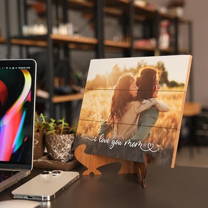 Personalized Wooden Photo Print from Your Picture - color: Modern Photo