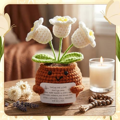 Sympathy Gift Loss of Loved One,White Lily of the Valley,Those We Love - color: White Lily of the Valley, style: Those We Love