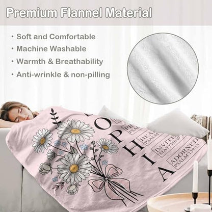 Personalized Blanket with Photos and Text, Custom Photo Blanket for Mom Grandma, Soft Flannel Throw Blankets for Mother’s Day, Customized Picture Gifts for Women, Nana, Wife Mother 03 - color: Mother 03