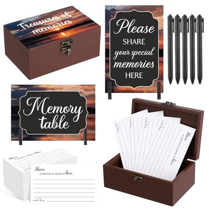 Gilprop 112 Pcs Share a Memory Cards for Celebration of Life, Dusk - style: Dusk
