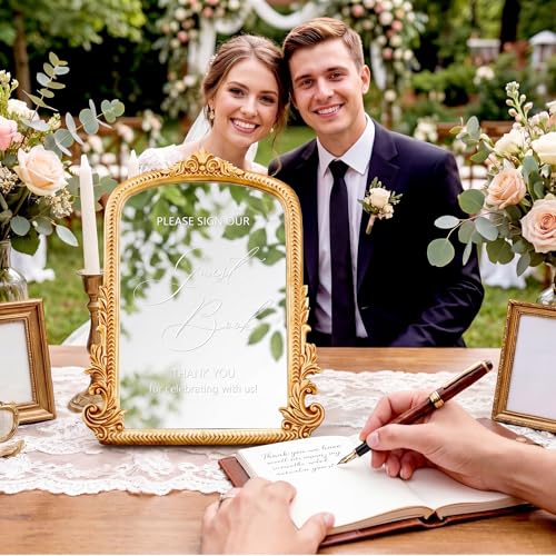 Bucherry Vintage Love Wedding Sign Please Sign Our Guest Book - style: Sign Guest Book