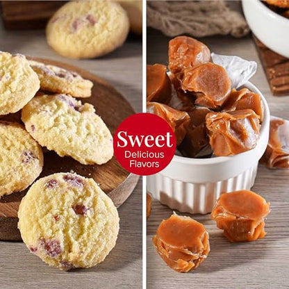 Broadway Basketeers Sympathy Gift Tower for Corporate, Office & Clients - Premium Snack Tower with Cookies, Sweets and Savory - Sympathy Gifts for Loss of Loved One, Funeral, or Times of Grief