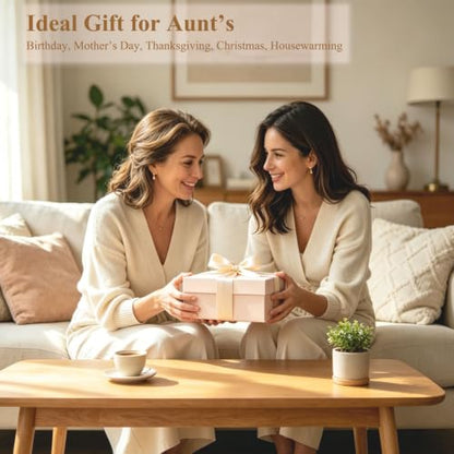 NAN ZAI NAN FANG Aunt Gifts, Gift for Aunt, Best Aunt Ever Resin Figurine | Aunt Birthday Gift from Niece or Nephew, Mother's Day & Christmas Keepsake, 5.5" Hand-Painted Statue - style: Aunt