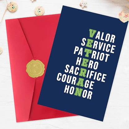 Veterans Day Card, Veterans Day Cards Gifts for Men Women - color: Veterans A