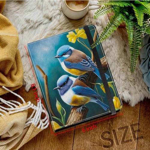 Small Photo Album 3.5x5 inch 80 Pictures PU Leather Photo Albums with Transparent Inner Pockets & Elastic Band for Wedding Boys Girl Travel Family Pictures - Flower Bird - color: Flower Bird, size: 3.5x5 Photo Album