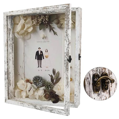 Wedding Shadow Box Frame for Couples 11x14,White - color: White, size: 11*14