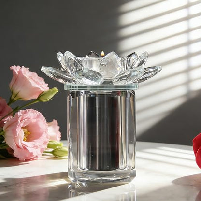 Keepsake urns for Human Ashes Crystal Small urns Cremation Keepsake Photo Urn with Candlestick Sharing Ashes Mini Memorial Urn for Human or Pet to Remember Your Loved One Lost