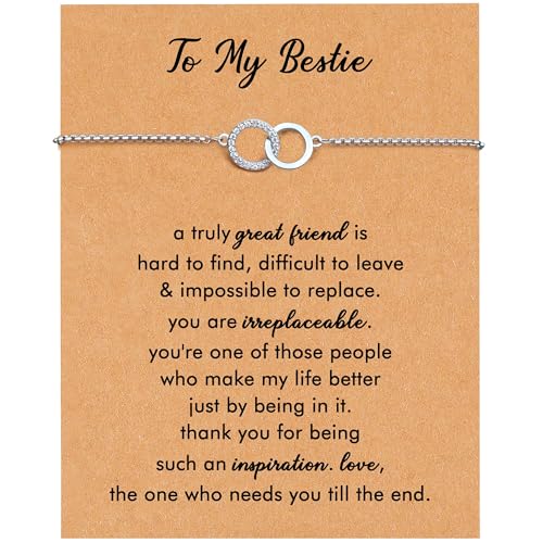 RZKING Bracelet For Women, Birthday Thank You Inspirational Gifts For Women - style: Circles