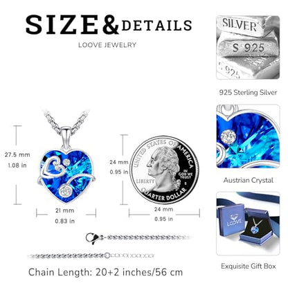 Angel Wings Necklace 925 Sterling Silver Guardian Angel Nurse RN Caduceus Pendant Charm Crystal Angel Jewelry Gifts for Women - style: G-Stethoscope-Blue
