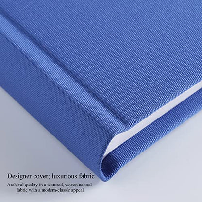 1DOT2 Small Photo Album 4x6, Hold 60 Photos with Memo, Blue - color: Blue, size: 4x6