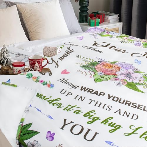 Sister Birthday Gifts, Sisters Gifts from Sister, Unique Gift for Mothers Day, Graduation, Christmas, Best Sis Ever Gift, Happy Birthday Sisters Blanket, to My Sis Blankets, Cozy Throw Blanket 50"X60" - color: Warmsister