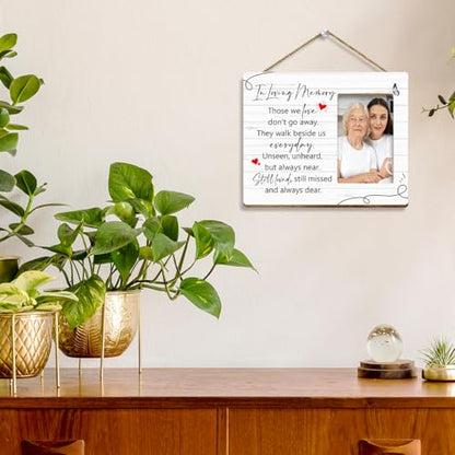 JANLAN Memorial Gifts for Loss of Loved One,Memorial Picture Frame,Bereavement Gift Sympathy Gifts Remembrance Gift for Loss of Mom Dad Wife Husband,Still Loved Still Missed Photo Frame - style: Loss of Loved One-2