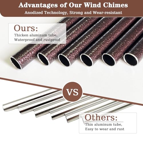 Memorial Wind Chimes for Loss of Son, 32" Sympathy Wind Chimes in Memory of Son - size: Son