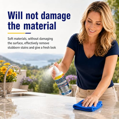 Headstone Restoration And Cleaning Spray, Headstone Cleaner For Graves, Stone Cleaner Gravestone Cleaning Kit(2Pcs)