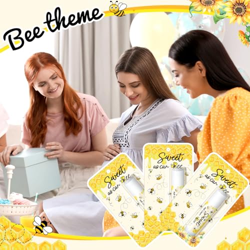 30 Pack Sweet as Can Bee Bulk Baby Shower Games Prizes Party Gifts Lip Balms Favors for Winners Adults Guests Gender Reveal Favors Decorations Baby Shower Souvenirs Gift Bags Stuffers - style: Sweet As Can Bee