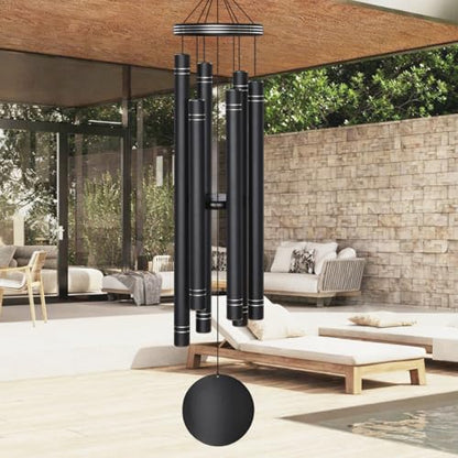 Suntimber Extra Large Wind Chimes for Outside Deep Tone,(EngravedLines,50") | Memorial Sympathy Gifts for loss of loved one, Wind Chimes Outdoor Clearance for Garden,Yard,Patio and Lawn - size: 50" Large