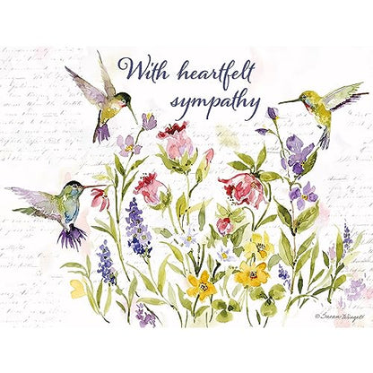 Lang, Hummingbird Sympathy Assorted Boxed Note Cards
