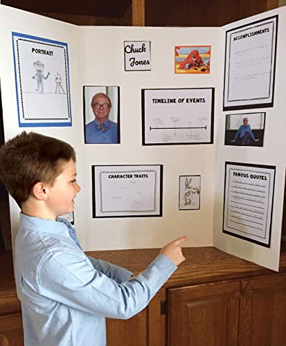 Pacon Presentation Boards, Single Wall, White, 48" x 36", 12 Count | Great for arts, crafts, displays, presentations and classroom projects - size: 48" x 36", Pack of 12
