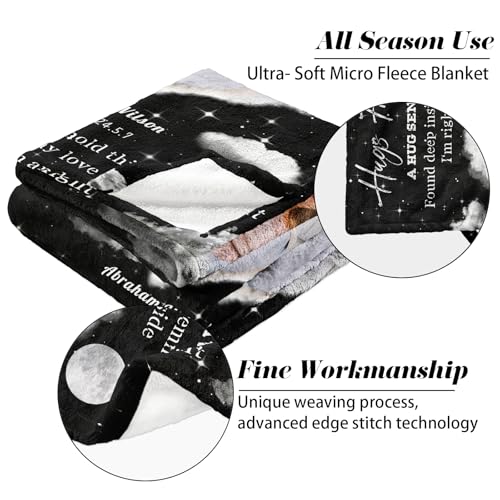 Vsmoedb Custom Memorial Blanket with Pictures for Loss of Loved One - color: Select03