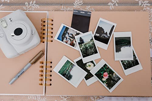 Never Ever Land Scrapbook Album – 12x10 White Scrap Book. Scrapbooking Supplies, Memory Book, Wedding Guest Book, Photo Album, Baby Shower Gifts, Valentines, Engagement Gifts - color: White