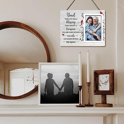 SteadStyle Memorial Gifts for Loss of Dad, Memorial Picture Frames 10x8 In - style: Dad