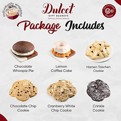 Birthday Gift Basket Birthday Food Gifts, Gourmet Birthday Cookie Gift Baskets for Women, Mom, Dad, Him, Her, Teens, College Student, Co-workers, By Dulcet Gift Baskets - style: Birthday
