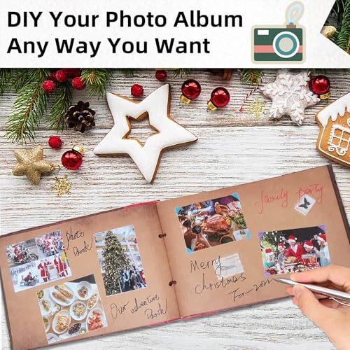Scrapbook Photo Album Our Adventure Book Embossed Hard Cover - color: Leather Adventure Book