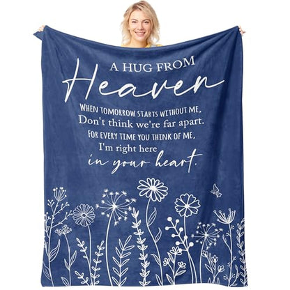 Sympathy Gifts for Loss of Loved One, Memorial/Bereavement Blanket for Loss of Mom Dad, in Memory of Loved One Gift, Grief Gifts for Women, Remembrance/Sorry Gift for Your Loss Blanket 60"X50"
