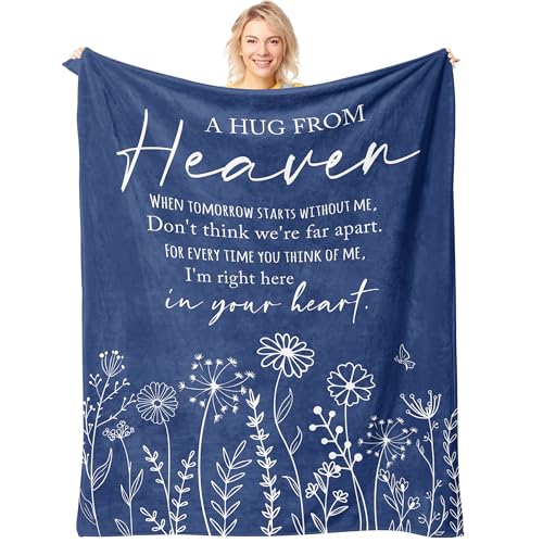 Sympathy Gifts for Loss of Loved One, Memorial/Bereavement Blanket for Loss of Mom Dad, in Memory of Loved One Gift, Grief Gifts for Women, Remembrance/Sorry Gift for Your Loss Blanket 60"X50"
