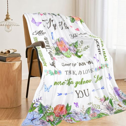 Niece Gifts from Auntie/Uncle, Nieces Birthday Gifts, Unique Gift for Nieces from Aunt, Niece Blanket for Graduation/Birthday/Mothers Day, Cozy Warm Throw Blanket 60"X50" - color: Warmniece