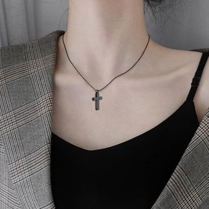 3pcs Cross Urn Necklaces for Ashes Cremation Jewelry for Women Men Human Ash Memorial Keepsake Pendant