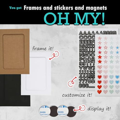 Large Inkless Pet Paw Print Kit | Clean-Touch Ink Pads for Dogs | With Frames + Accessories by BabyMushroom - size: Large