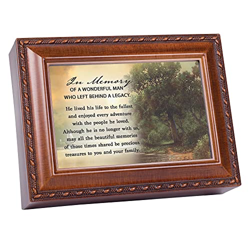Cottage Garden Memory Wonderful Man Woodgrain Music Box Plays Wind Beneath My Wings