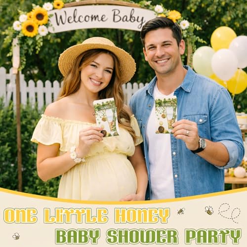30 Pack One Little Honey Baby Shower Games Prizes Party Gifts Bulk Lip Balms Favors for Winners Adults Guests Gender Reveal Party Favors Decorations Baby Shower Souvenirs Gift Bags Stuffers - style: One Little Honey