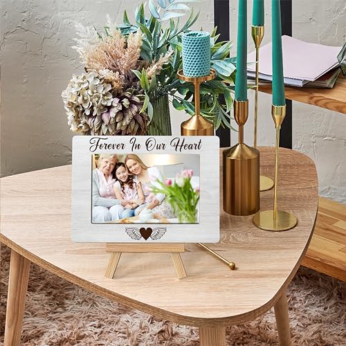 Ycyfckdr Memorial Picture Frame Gifts For Loved One, Bereavement Photo Gifts, Tabletop Easel Frame (A20)