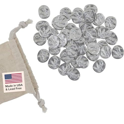 DANFORTH Pocket Angel Token Bag of 50, Lead-Free Pewter Coins, Made in USA | Guardian Angel Coin, Keepsake Coins for Encouragement, Remembrance & Spiritual Gifts - color: Angel Coins Bag of 50
