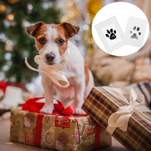 ZMD Inkless Paw Print Kit, Dog Nose Print Kit, Clean Touch Ink Pads and Imprint Cards,Pet Paw Print Impression Kits for Dogs Cats Footprint Keepsake, Gifts for Pet Lovers, New Moms