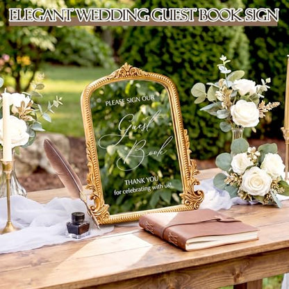 Bucherry Vintage Love Wedding Sign Please Sign Our Guest Book - style: Sign Guest Book