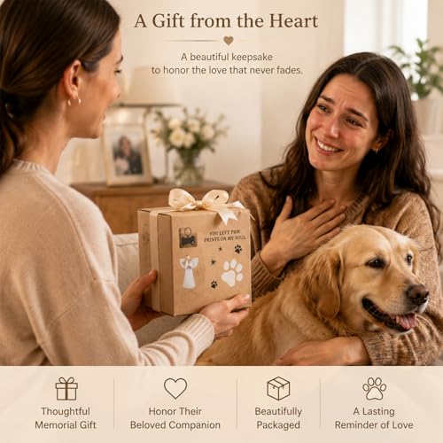 Dog Memorial Figurine, Resin Angel Keepsake with Bone Keychain | Angel Wing Design; Resin Craftsmanship; Decorative Keepsake; Gift Ready; Pet Memory Tribute