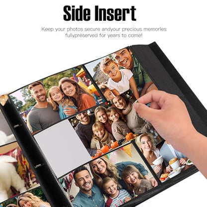 Extra Large Capacity 4x6 Photo Album, Holds 1000 Photos, Blue - color: Blue