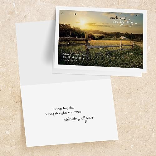 Faithfully Yours Designer Greetings Inspiring Praying for You Boxed Card | Biblical Scripture Verse, Faith Based Sentiment, Boxed Card Set, Matching Envelopes