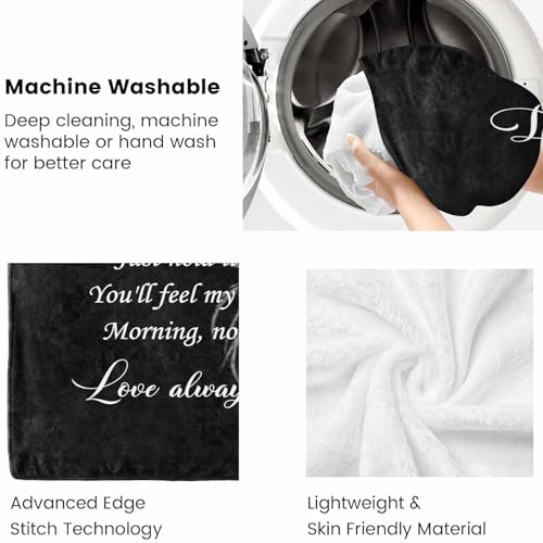 Custom Memorial Blanket with Photo - Sympathy Gift for Loss of Loved One - color: Style 17