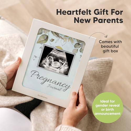 Pregnancy Journal for First Time Moms Gifts - 90 Pages Hardcover (Frost) - color: Frost