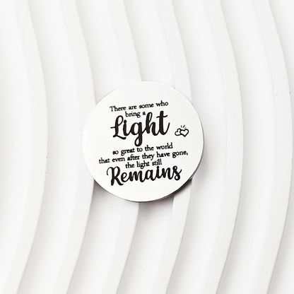 RFTWXHPN Long Distance Relationship Friendship Gifts for Women Men Pocket Hug Tokens Christmas Gift for Boyfriend Girlfriend - color: There Are Some Who Bring a Light
