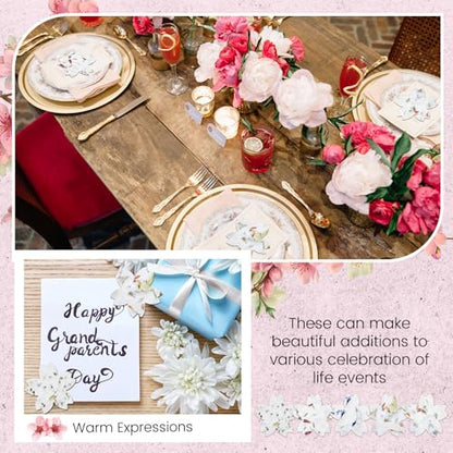 Dunzoom 100 Pcs Handmade Wildflower Seed Paper Tags,Flower Shape - style: Flower Shape