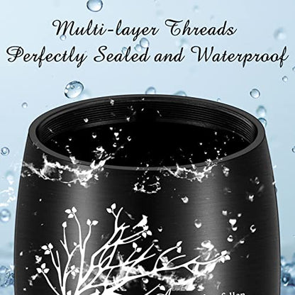 3 Inch Small Aluminum Mini Urn for Ashes - Tree of Life Design - Keepsake for Human Ashes Memorial Holder