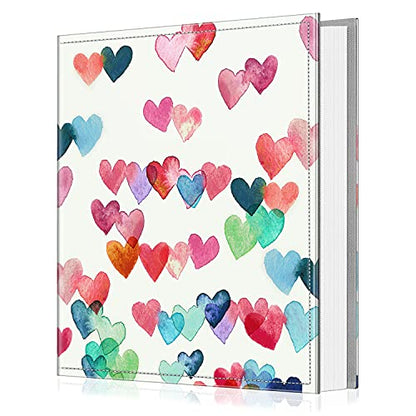 Fintie Photo Album 4x6 Photos - 600 Pockets Large Capacity Albums Book | Vegan Leather Cover, 4X6 Picture Keepsakes, Family/Wedding/Travel Memory Book, Baby/Kids/Boys/Girls Gift, Raining Hearts - color: Raining Hearts