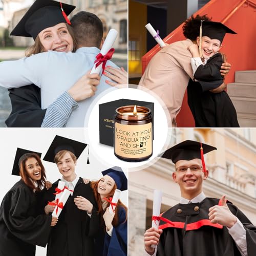 2026 Graduation Candle Gifts for Him, Her- Fun Grad Candle Gift for College - color: Graduation Gift
