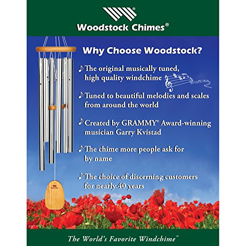 Woodstock Chimes Signature Collection, Crystal Cardinal Chime, 18'' Decor Designs Wind Chimes for Outdoor, Patio, Home or Garden Décor (WFCRD)