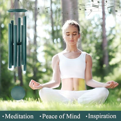 ASTARIN 45in Wind Chimes for Outside,Green - size: 45" Green